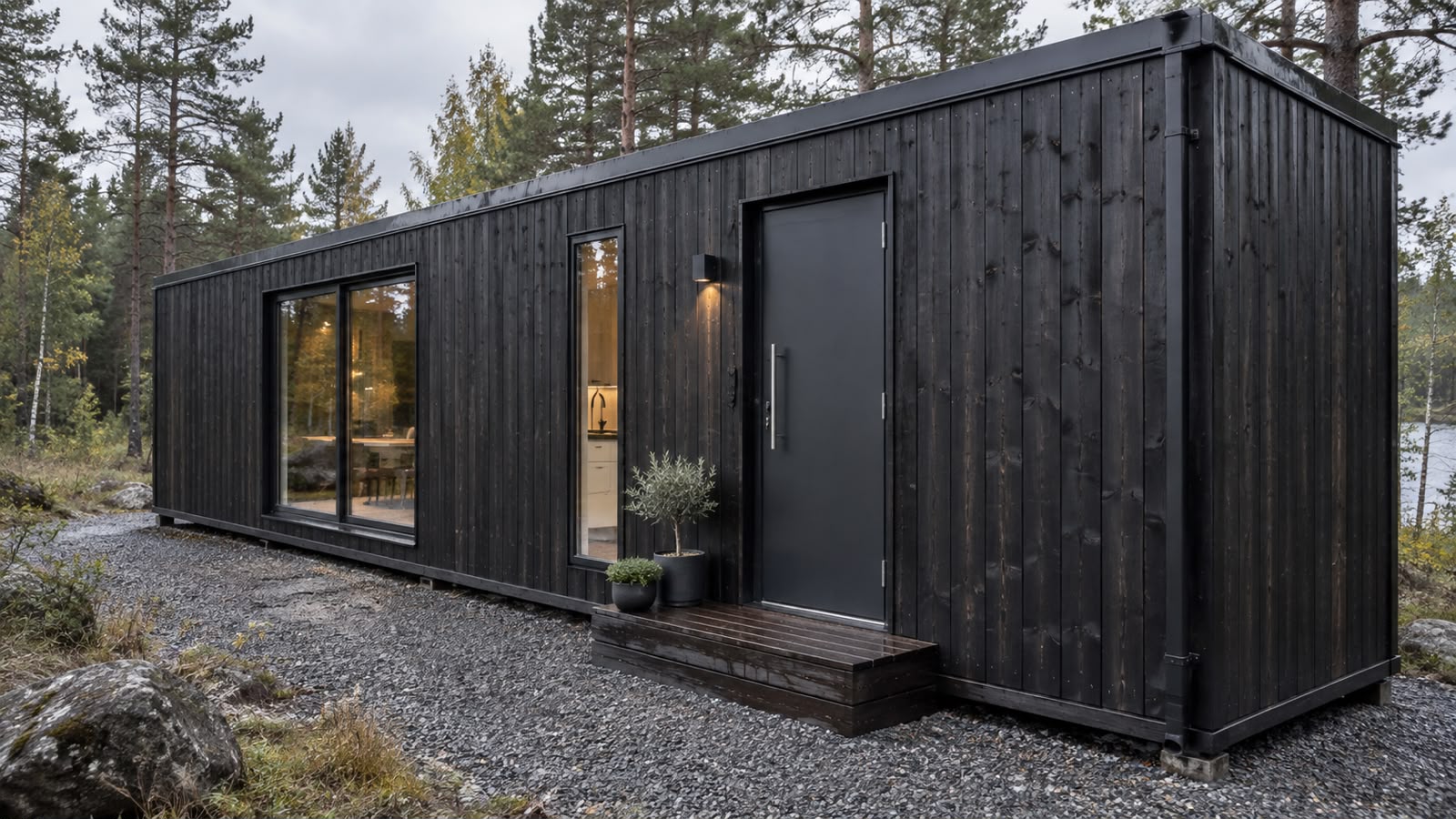 Tiny House Container Außenfassde